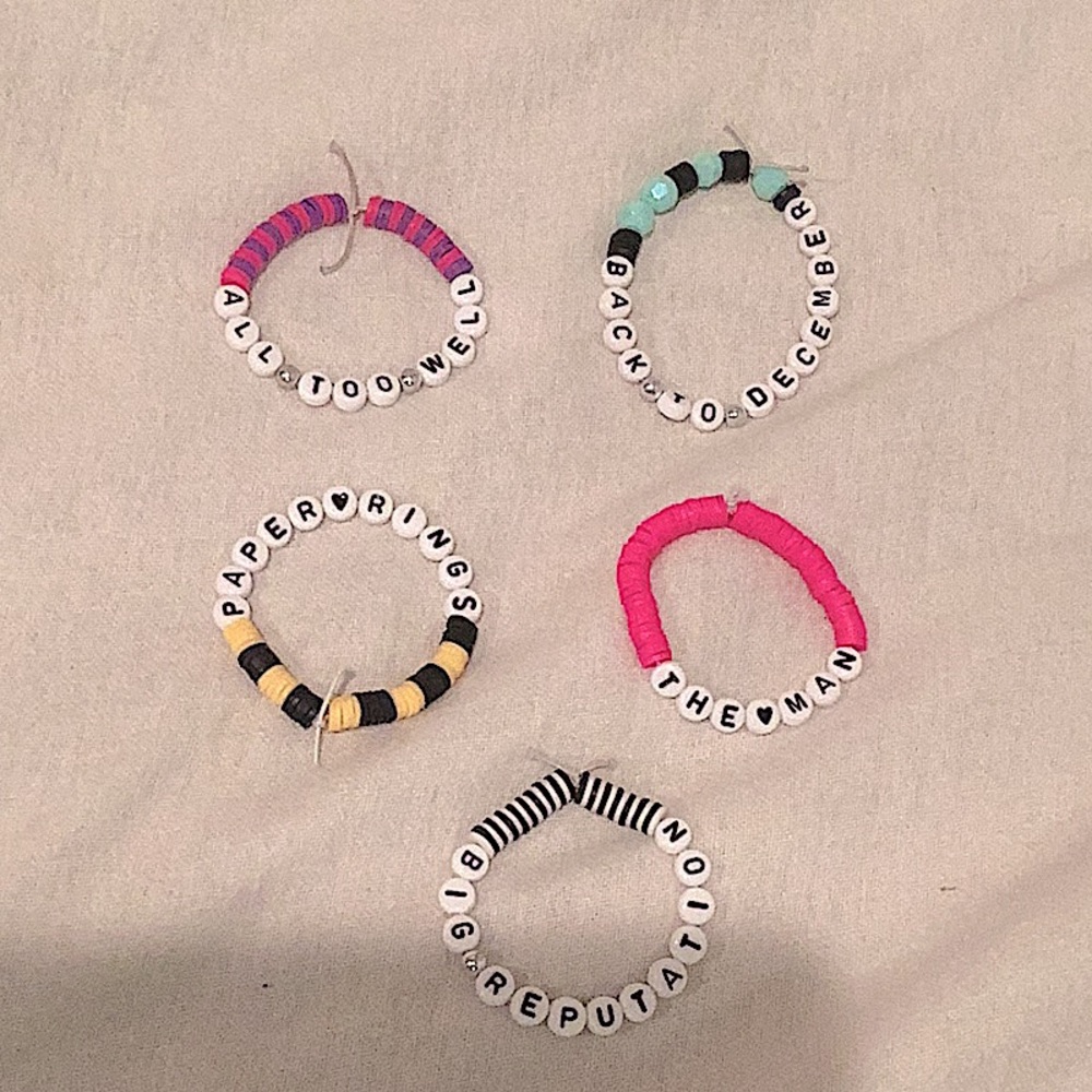 Taylor swift eras tour bracelets!!!